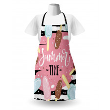 Summer Time Ice Cream Sticks Apron