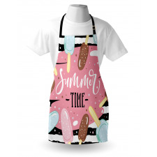 Summer Time Ice Cream Sticks Apron