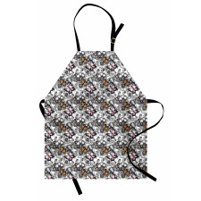 Monarch Butterfly Retro Apron