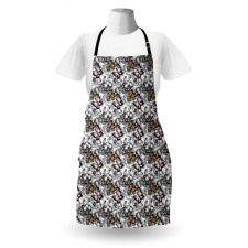 Monarch Butterfly Retro Apron