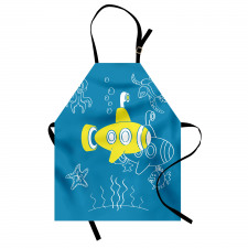 Kids Cartoon Underwater Apron