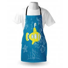 Kids Cartoon Underwater Apron