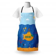 Cartoon Underwater Life Apron