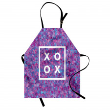 Polygonal Mosaic Romance Frame Apron