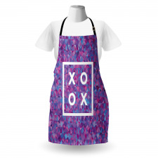 Polygonal Mosaic Romance Frame Apron