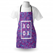 Polygonal Mosaic Romance Frame Apron