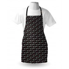 XO Acronym and Striped Hearts Apron