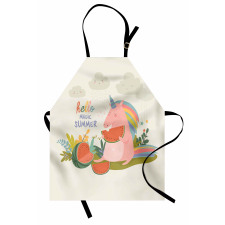 Summer Unicorn Watermelon Apron