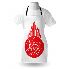 New York City Apple Emblem Look Apron