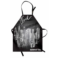 New York Manhattan Skyscrapers Apron