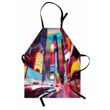 Colorful Night Times Square Apron