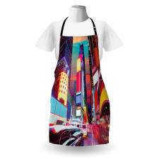 Colorful Night Times Square Apron