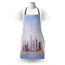 Pastel Tones Big Apple Skyline Apron