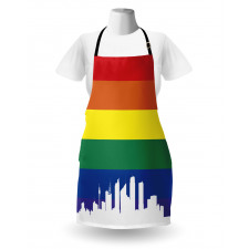 Sydney Buildings Rainbow Flag Apron