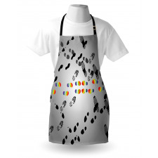 LGBT Lovers Meet in Crowd Apron