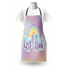 Gay Pride Clouds and Rainbow Apron