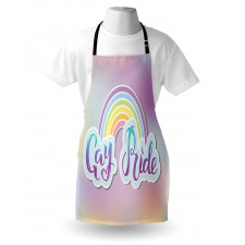 Gay Pride Clouds and Rainbow Apron