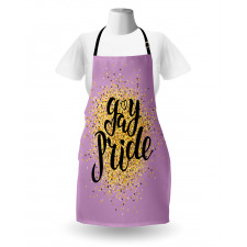 Gay Pride Dots on Lilac Apron