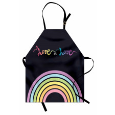 Love is Love Rainbow Lines Apron