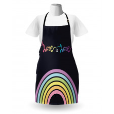 Love is Love Rainbow Lines Apron