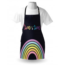 Love is Love Rainbow Lines Apron