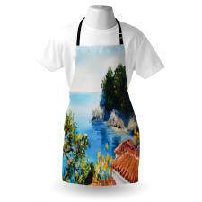 Mediterranean Scenery Apron