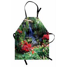 Spring Forest Waterfall Apron