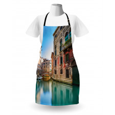 İtalya Mutfak Önlüğü Venedik Mimarisi