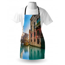 İtalya Mutfak Önlüğü Venedik Mimarisi