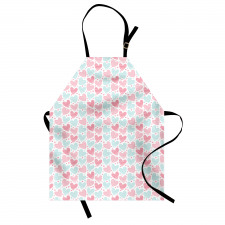 Swirling and Striped Hearts Apron