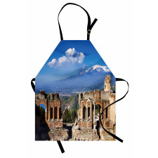 Greek Roman Ruins Landscape Apron