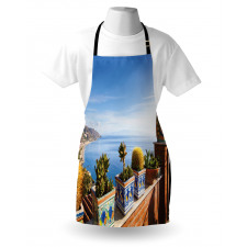 Taormina Coastline Photo Apron