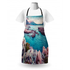 Vibrant Mediterranean Sea Apron