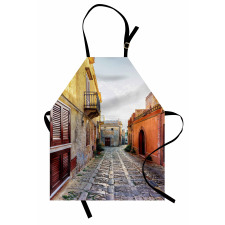 Narrow Street Erice Apron