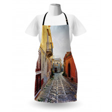 Narrow Street Erice Apron