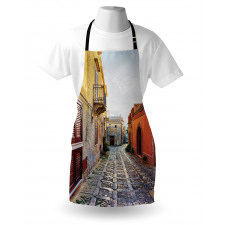 Narrow Street Erice Apron