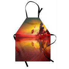 Sunrise Water Reflection Apron