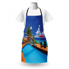 Sea Pool Beach Holiday Apron