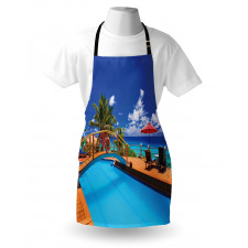 Sea Pool Beach Holiday Apron