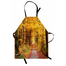 Foliage Leaves Autumn Apron