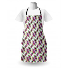 Watercolor Bouquet Leaves Apron