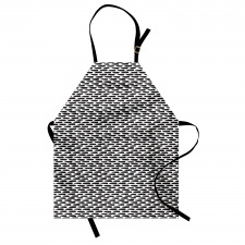 Abstract Brush Mark Art Apron