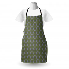 Stripped Floral Art Apron