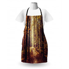 Misty Weather Forest Apron