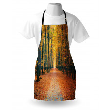 Romantic Alley Woods Apron