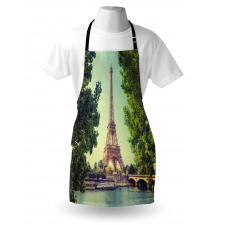 Eiffel Tower Seine River Apron