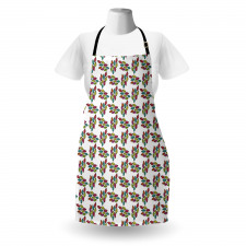 Spring Vibrant Colorful Leaves Apron