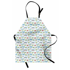 Simplistic Butterflies Art Apron