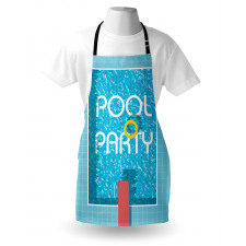 Retro Art Swimming Pool Apron