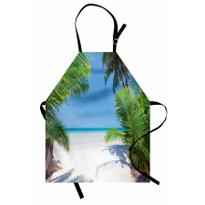 Palm Leaf Tropical Beach Apron